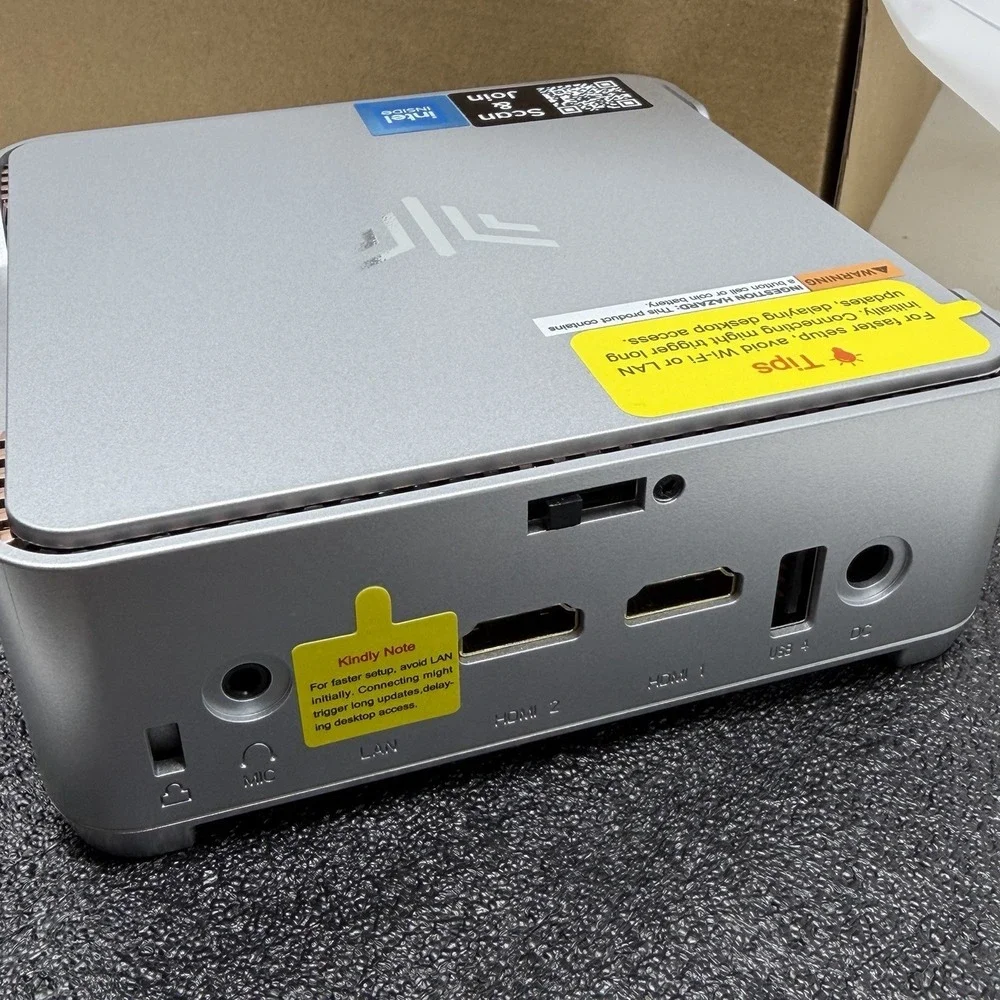 Kamrui GK3 Plus Mini PC N97 16GB RAM 512GB SSD Windows 11 Silver New